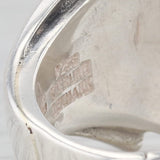 Beveled Statement Ring Sterling Silver Size 4.25 Denmark