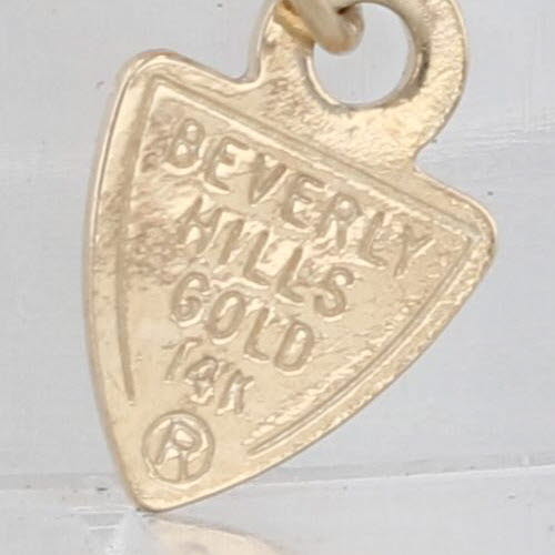 Bar Bead Chain Necklace 14k Rose Gold 16" 1.1mm Beverly Hills Gold
