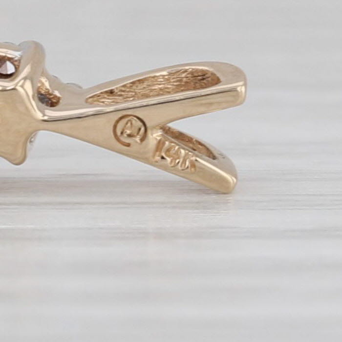 Opal Diamond Teardrop Pendant 14k Yellow Gold