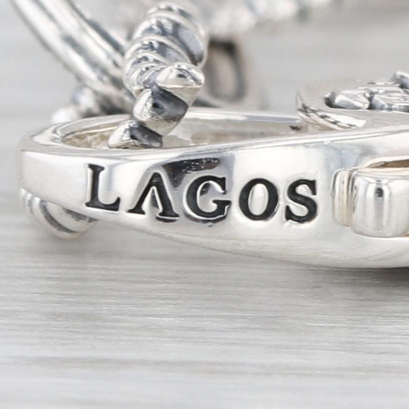 New Lagos Signature Caviar 20" 9.1mm Sterling Silver Cable Chain Lobster Clasp