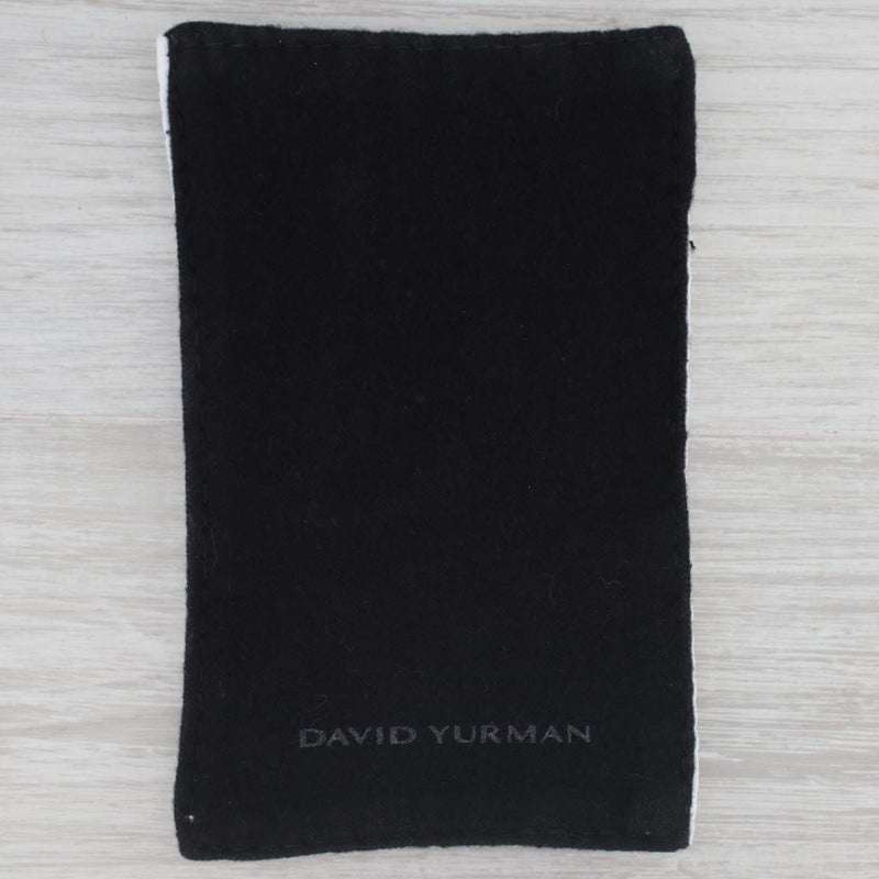 David Yurman Multistrand Box Chain Bracelet Sterling Silver 18k Gold Pouch Cloth