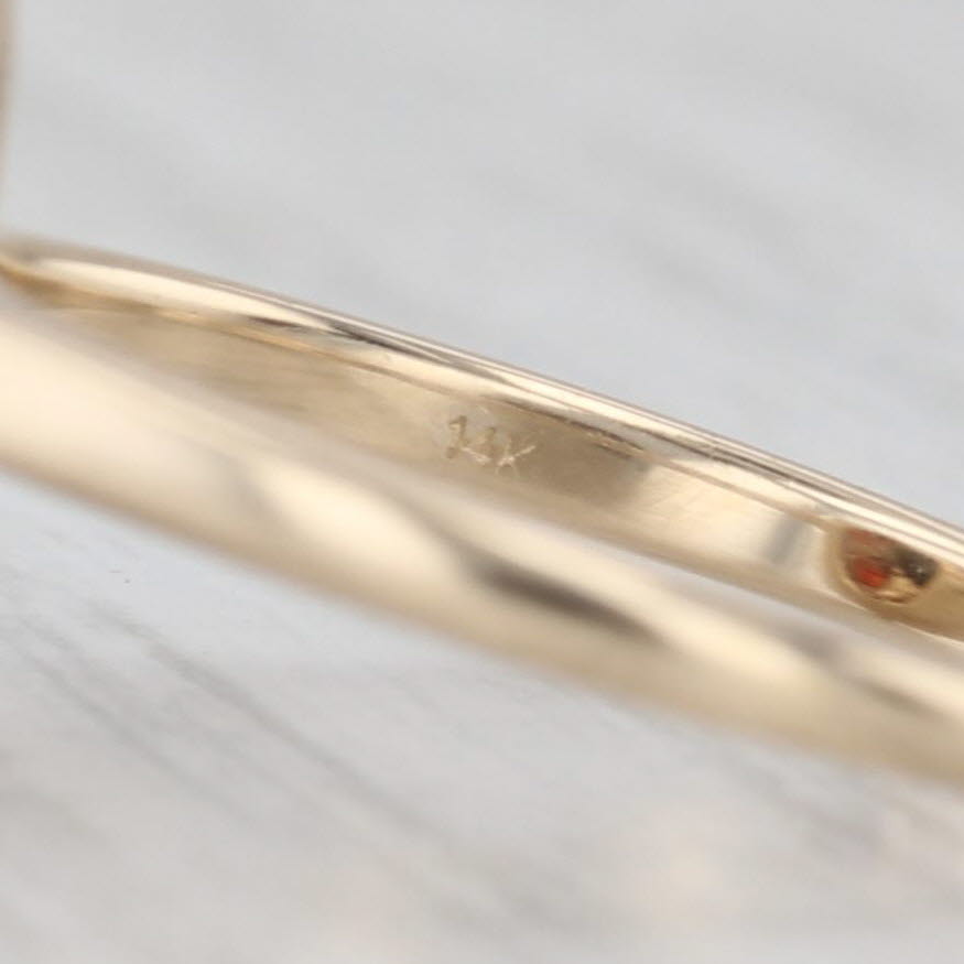 Light Gray Vintage Onyx 1ctw Garnet Halo Ring 14k Yellow Gold Size 6.25