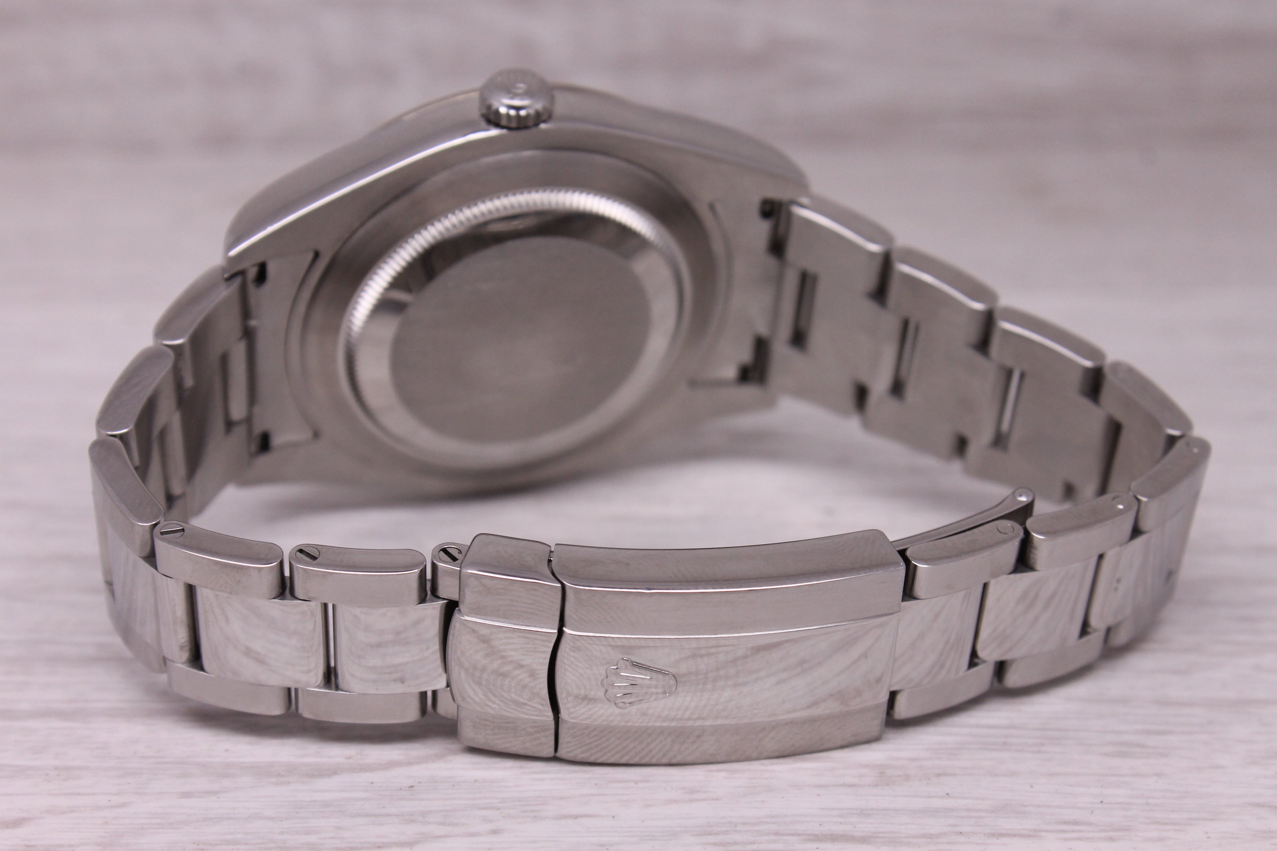 2014 Rolex Datejust 41 116334 Mens Watch w Box Card Rhodium 10 Diamond Oyster