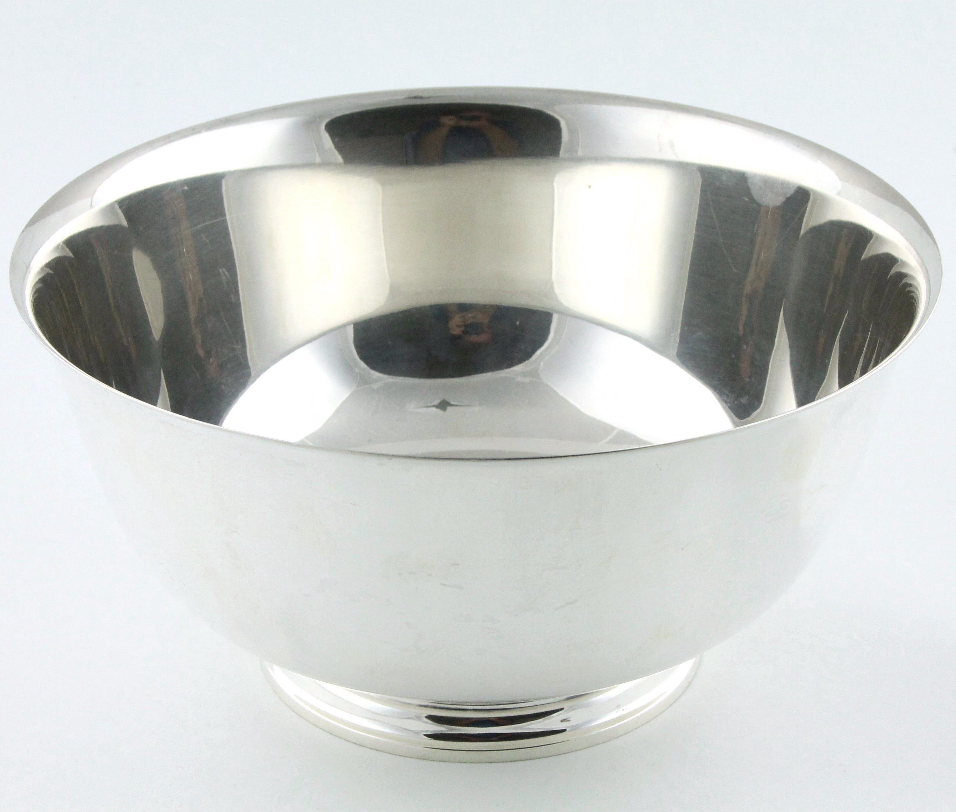 Light Gray Vintage Tiffany & Co Sterling Silver 8.5" Classic Revere Bowl #23618