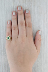 Gray Beverley K 1.63ctw Tsavorite Green Garnet Diamond Ring 18k Yellow Gold Size 6.75