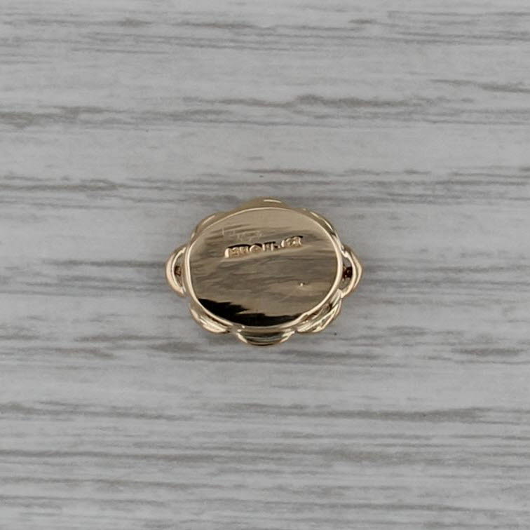 Richard Klein Lab Created Alexandrite Diamond Slide Bracelet Charm 14k Gold