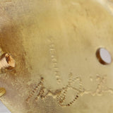 Dark Khaki Rose Quartz Statement Earrings Gold Plated Sterling Silver Mark Spirito