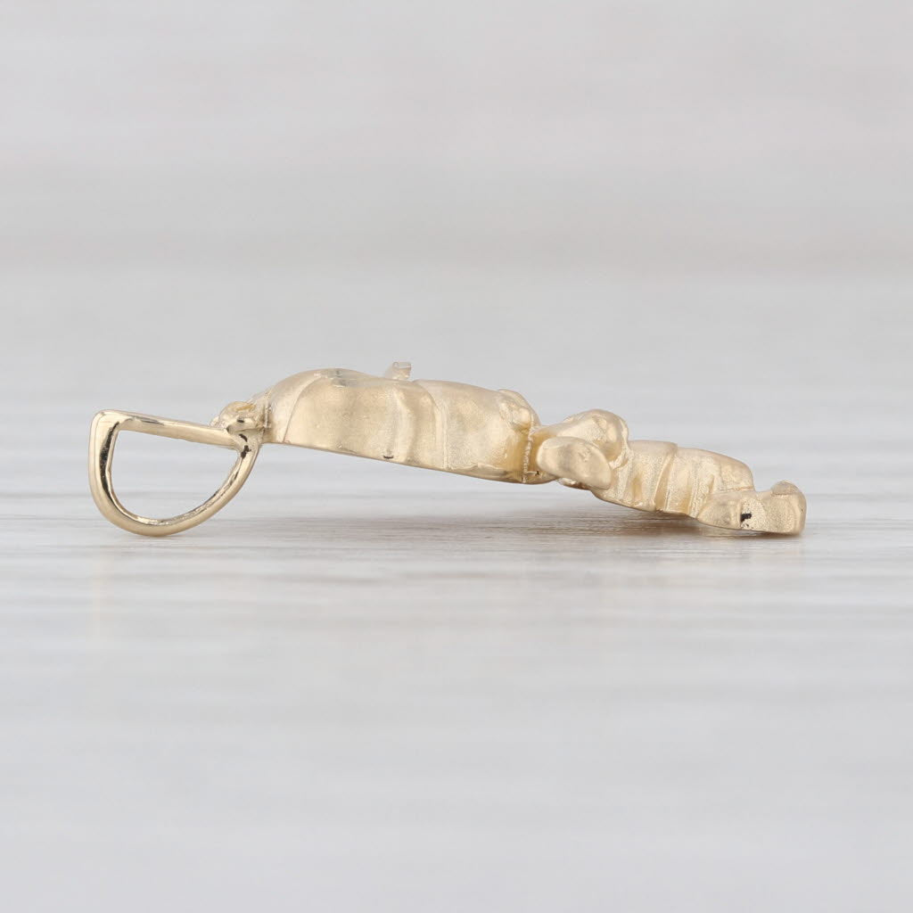 Elmer Fudd Pendant 14k Yellow Gold Warner Brothers Cartoon Charm