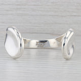 Tiffany & Co Esla Peretti Thumb Print Cuff Bracelet Sterling Silver Statement