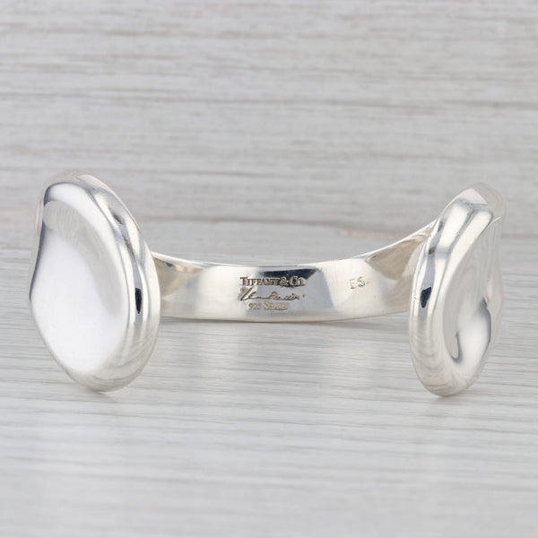 Tiffany & Co Esla Peretti Thumb Print Cuff Bracelet Sterling Silver St