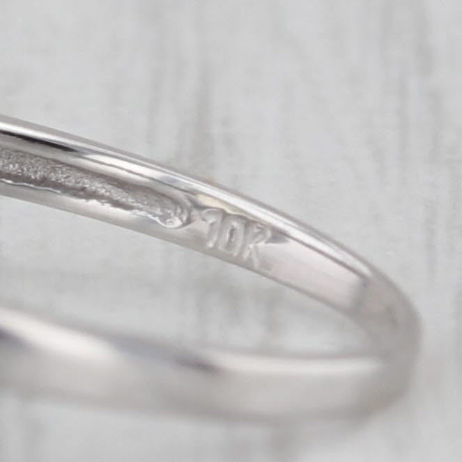 3.11ctw Yellow Citrine Diamond Solitaire Ring 10k White Gold Size 7.25