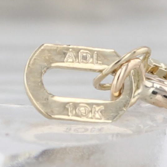 0.31ctw Diamond Open Heart Pendant Necklace 10k Yellow Gold 18" Box Chain