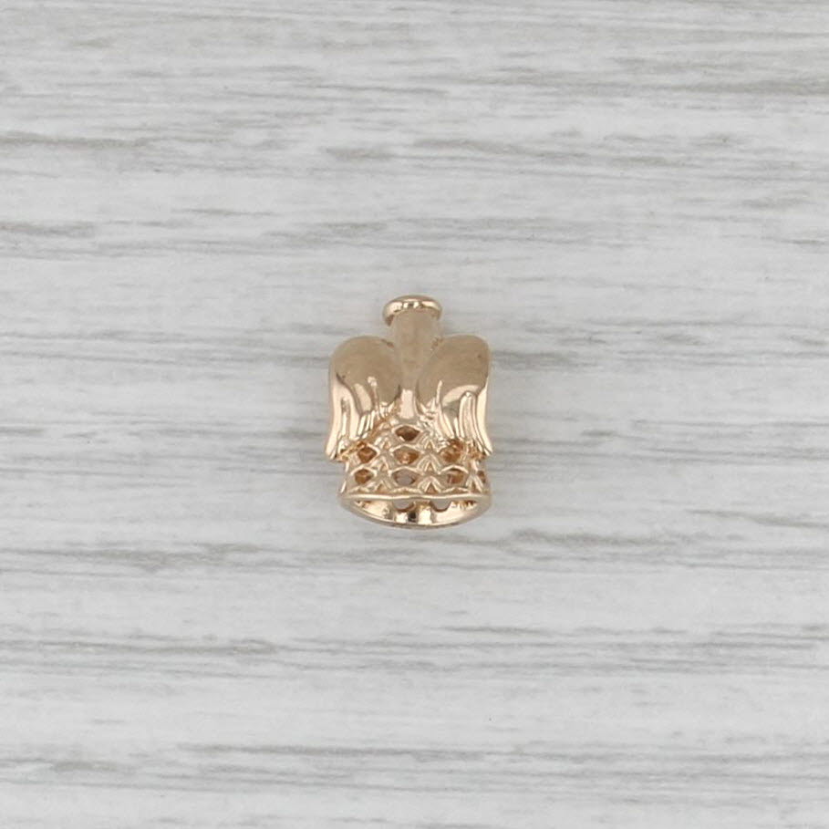 Authentic Pandora Angel of Grace Charm 750999 14k Yellow Gold Bead