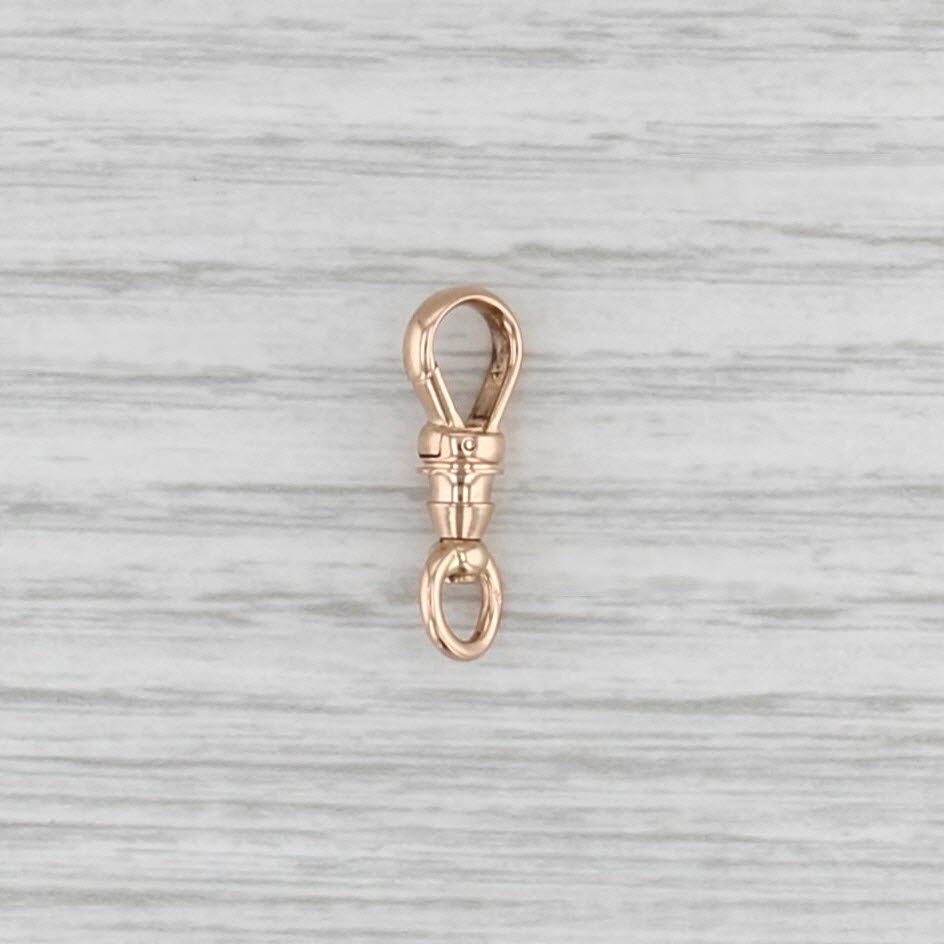 Antique Yellow Gold Spring Hook Clasp 14k Findings Jewelry Making Repair Swivels