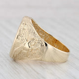 1994 American Eagle Coin Ring 14k 22k Yellow Gold Size 9 Signet 1/10oz