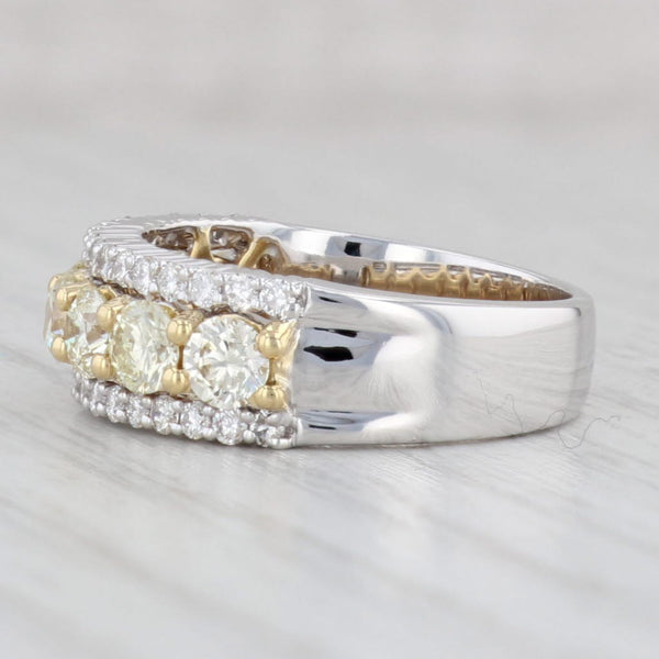 Light Gray New Allison Kaufman 1.64ctw Diamond Ring 14k Gold Sz 6.75 Stackable Anniversary