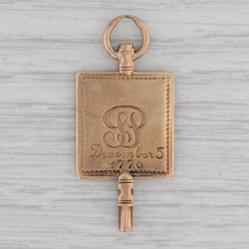 Phi Beta Kappa Key Fob Pendant 14k Gold Vintage Not Engraved