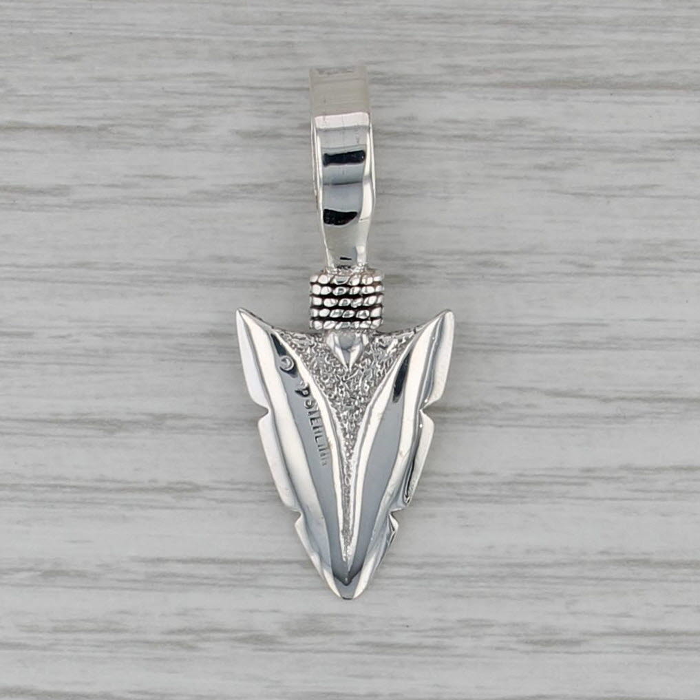Arrowhead Pendant Sterling Silver Statement