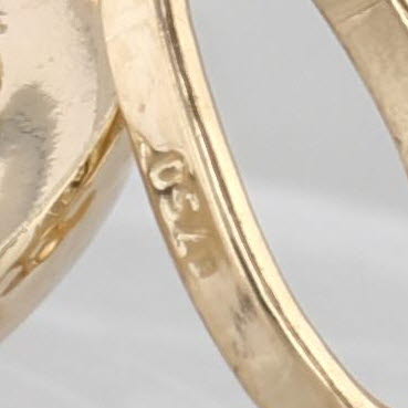 Scripted Initial Letter J Pendant 18k Yellow Gold