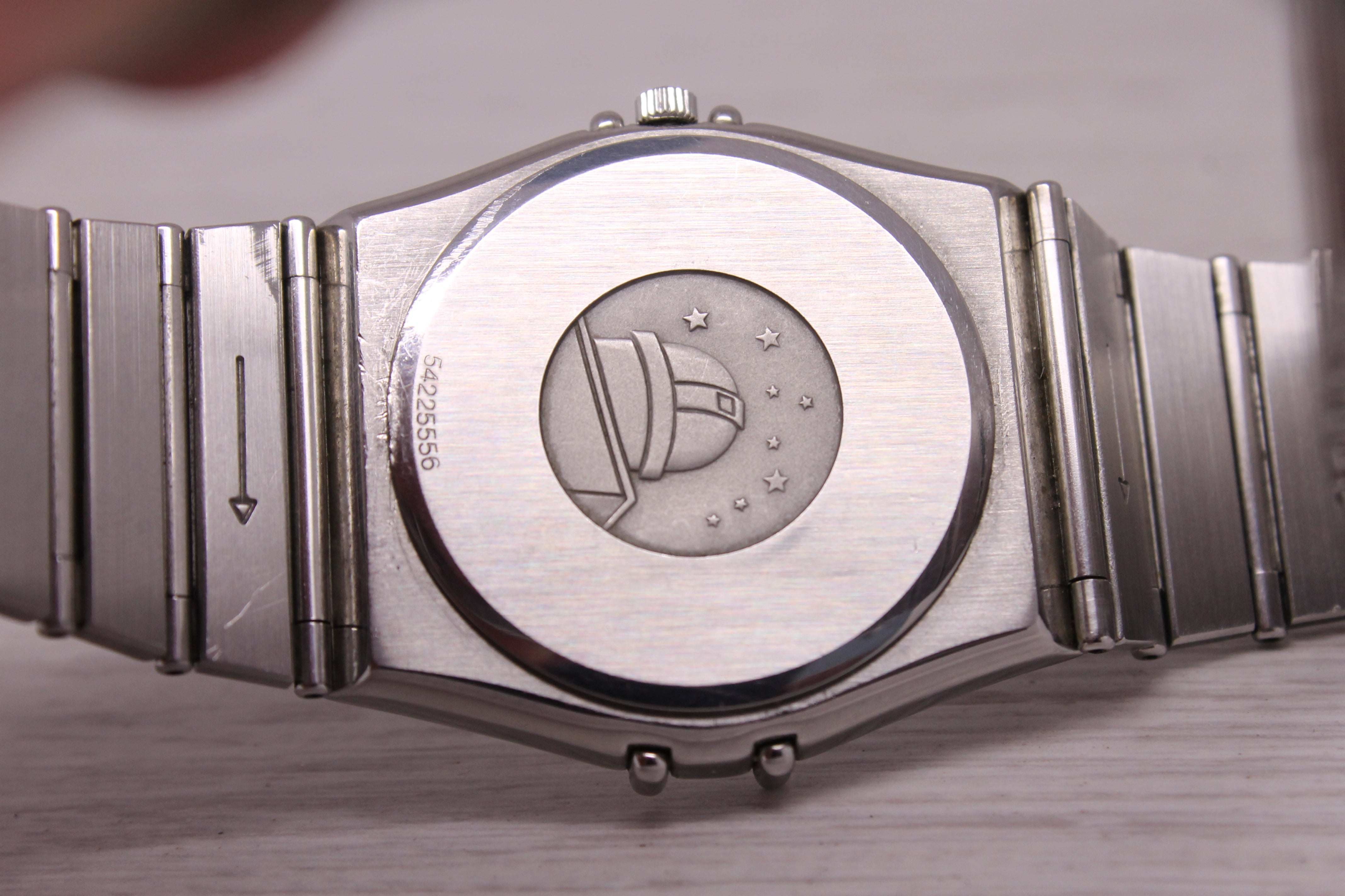 Omega Constellation Manhattan Quartz Watch Steel 32.5mm Swiss Date 396.1070