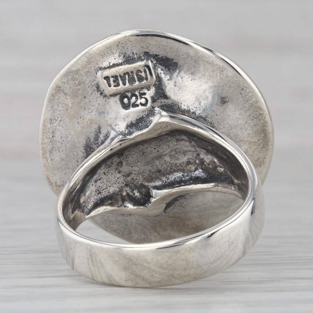 Gray Silpada 8.5mm Cultured Pearl Swirl Ring Rose Lily R2121 Sterling Silver Size 6