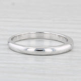 Classic White Gold Wedding Band 14k Size 8.25 Stackable Ring