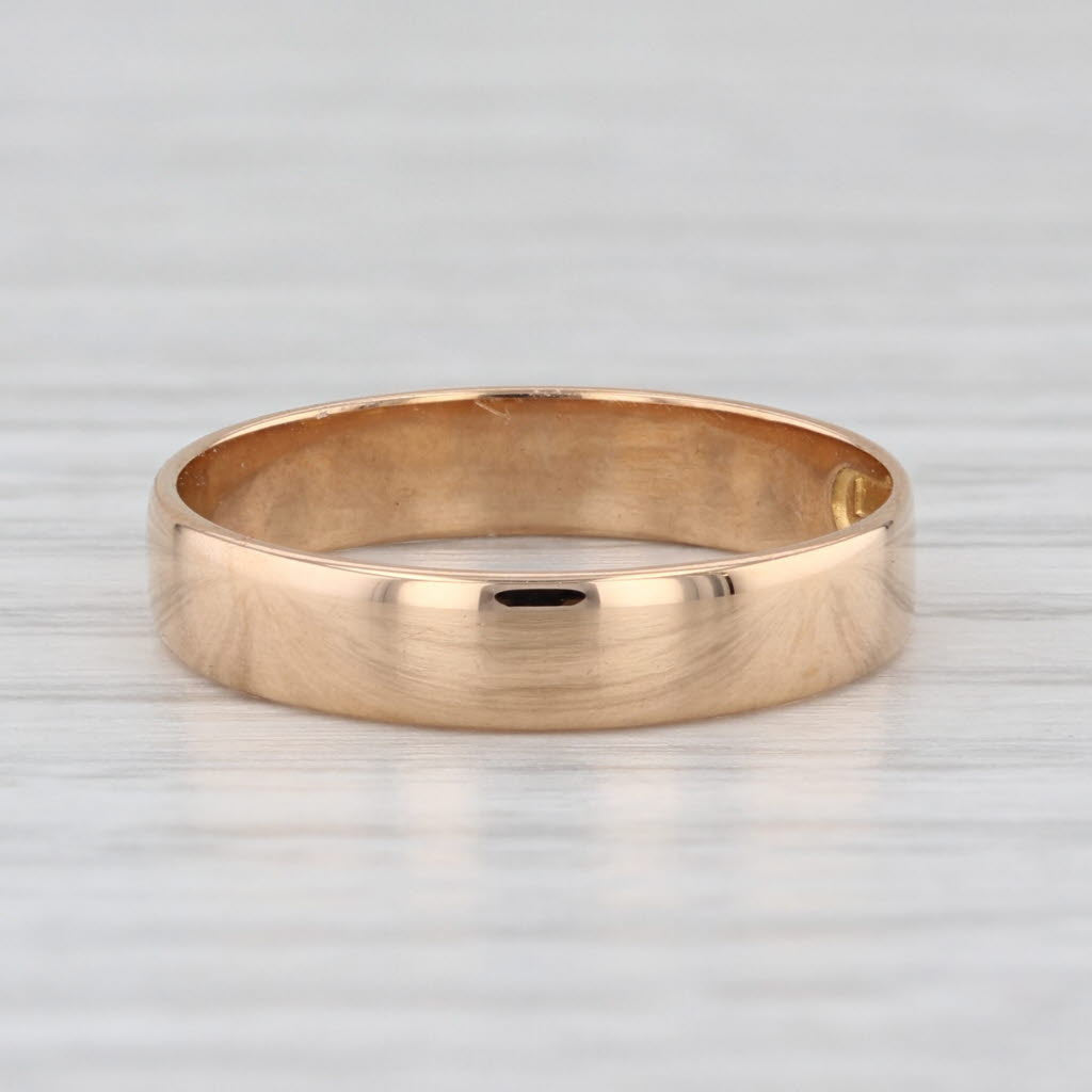 Antique Wedding Band 18k Rose Gold Size 5.25-5.5 Ring