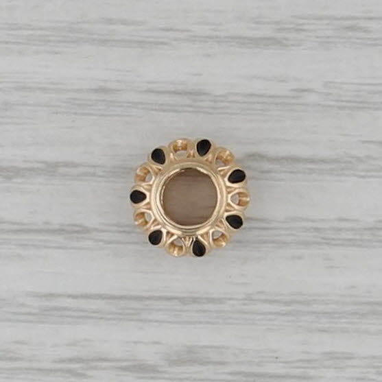 Authentic Pandora 750814EN16 Royal Victorian Charm 14k Gold Retired Bead