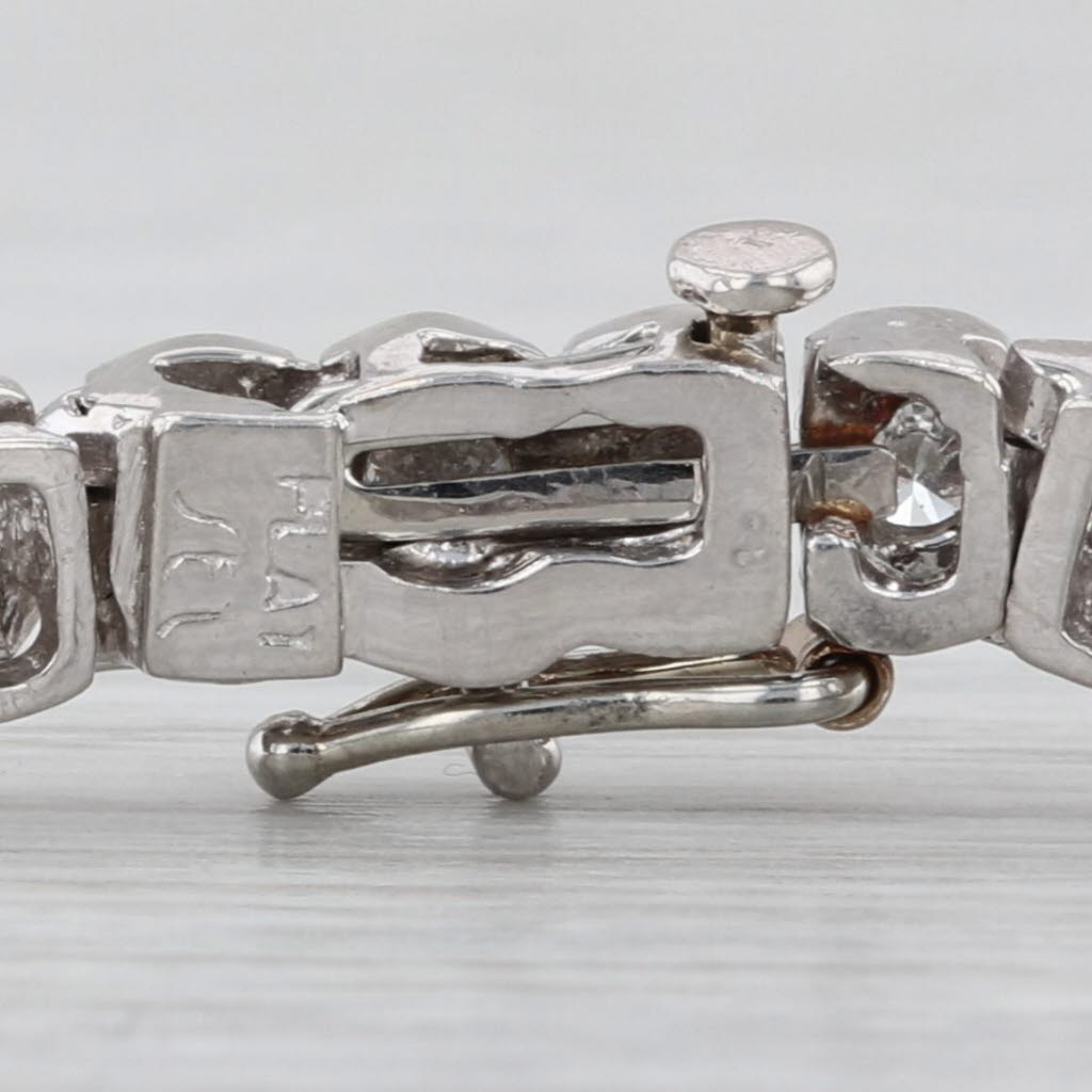 4.70ctw Diamond Tennis Bracelet Platinum 7" 5.2mm