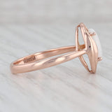 Light Gray Effy Oval Opal Diamond Halo Ring 14k Rose Gold Size 7