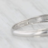 Light Gray Art Deco Diamond Solitaire Engagement Ring 18k White Gold Filigree Size 6