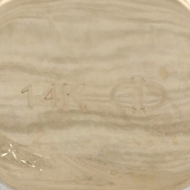 New 0.10ctw Diamond Halo Engravable Pendant Necklace 14k Yellow Gold Cable Chain