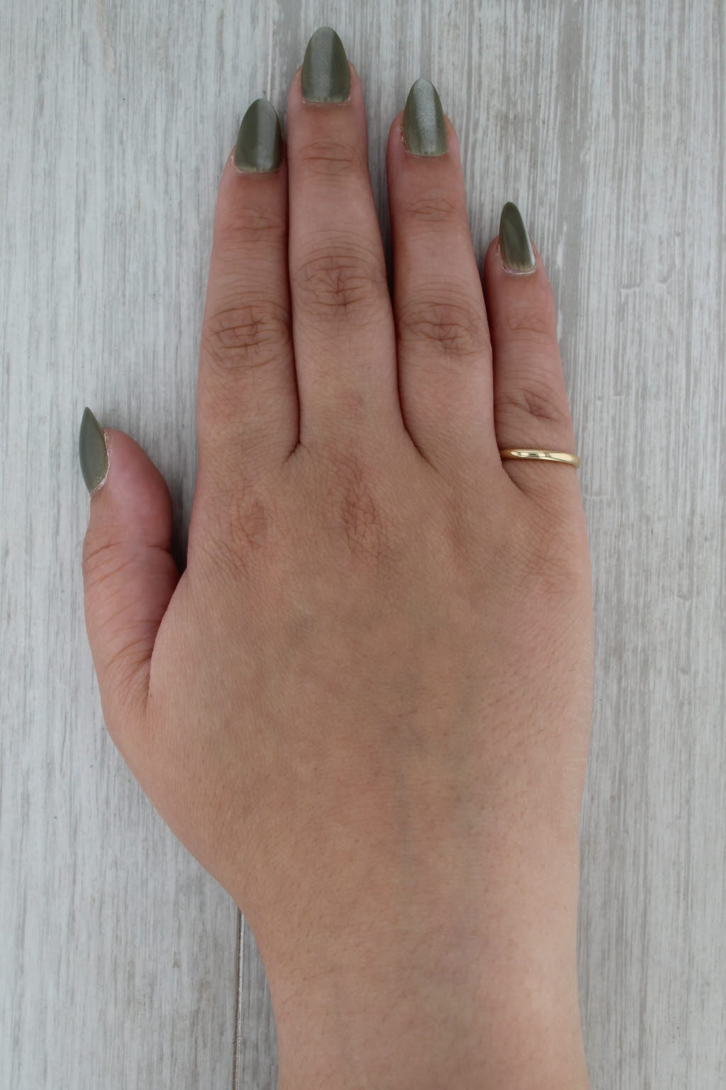 New Classic Women's Wedding Band 14k Yellow Gold Size 5.5 Stackable Ring
