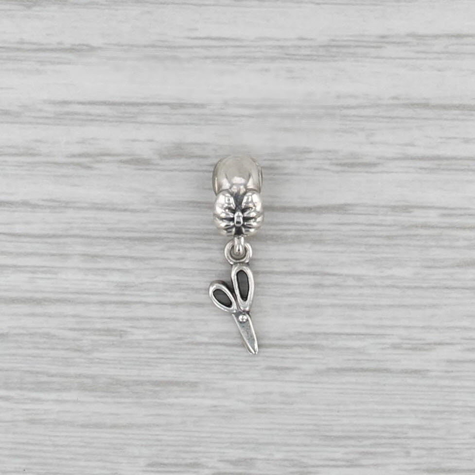 Pandora Shear Perfection Scissors Bead Charm Sterling Silver 791113 Dangle