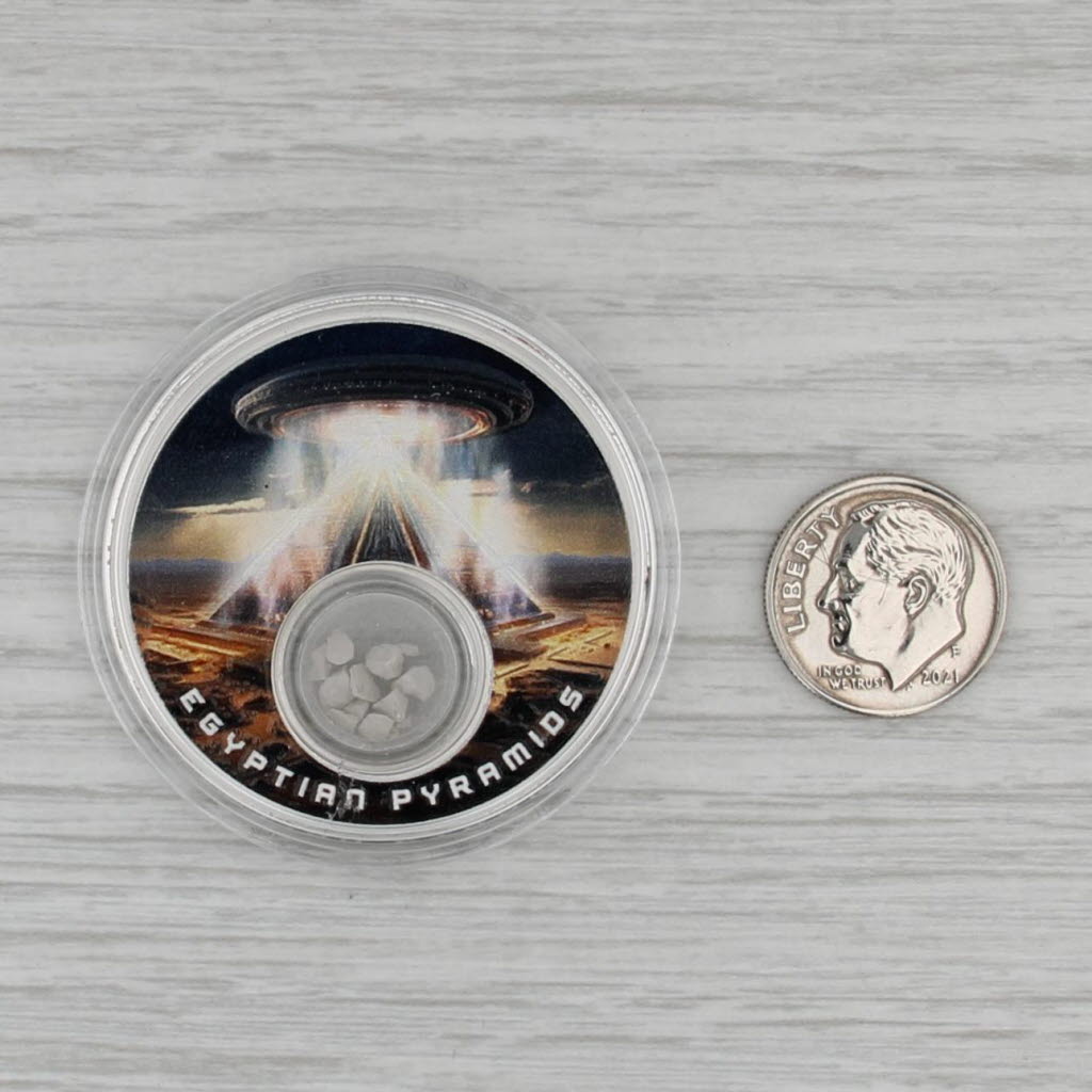 Native American Mint Egyptian Pyramids Limestone Coin 1 Dollar 2024 Fine Silver
