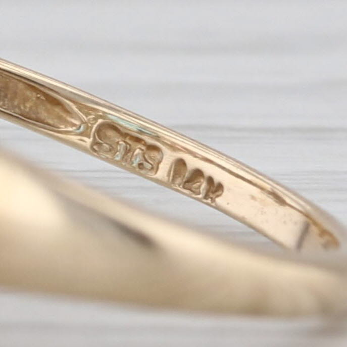 4.51ctw Blue Topaz Citrine Peridot Cluster Ring 14k Gold Size 8.25 Cocktail