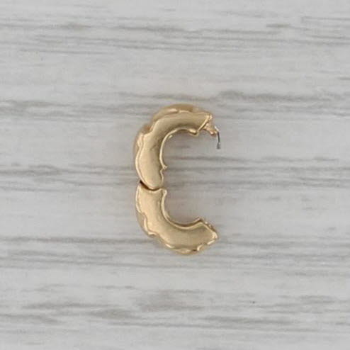 Authentic Pandora 750243 Heart Clip Bead Charm 14k Gold ALE