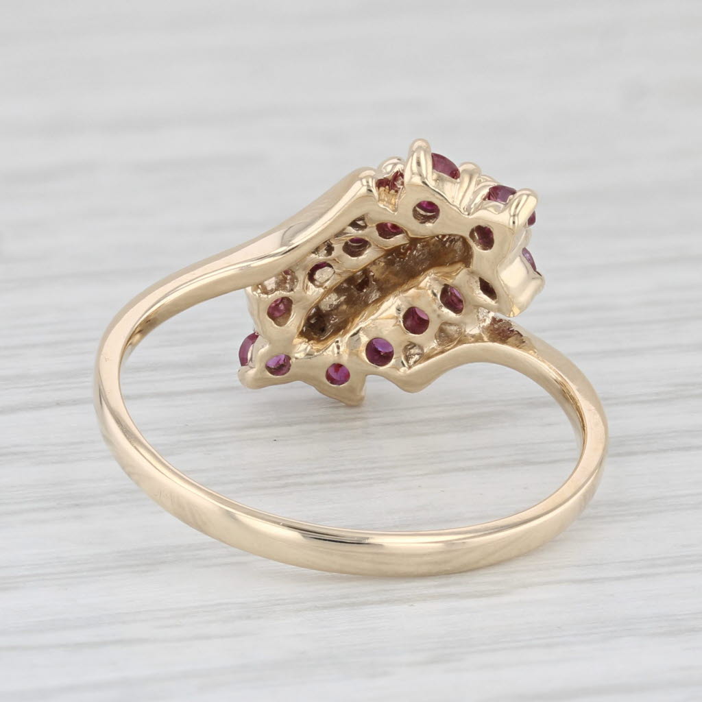 10k gold ruby newest ring 7.5