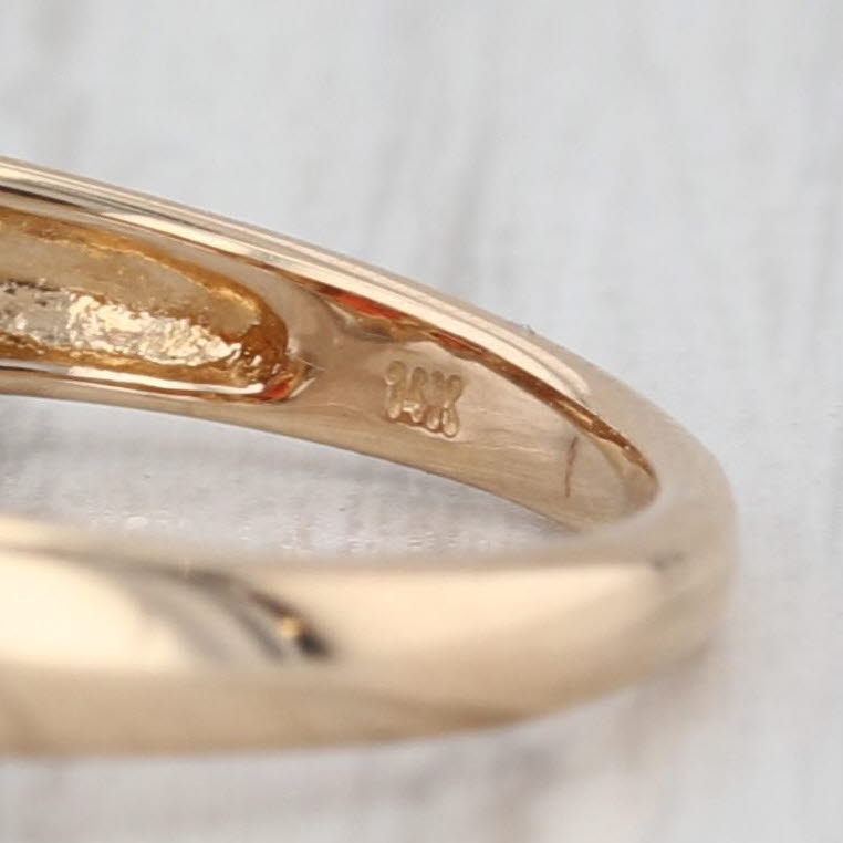 2.03ctw Garnet Diamond Ring 14k Yellow Gold Size 7