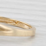 1.50ct Mystic Topaz Heart Ring 10k Yellow Gold Diamond Size 5.25