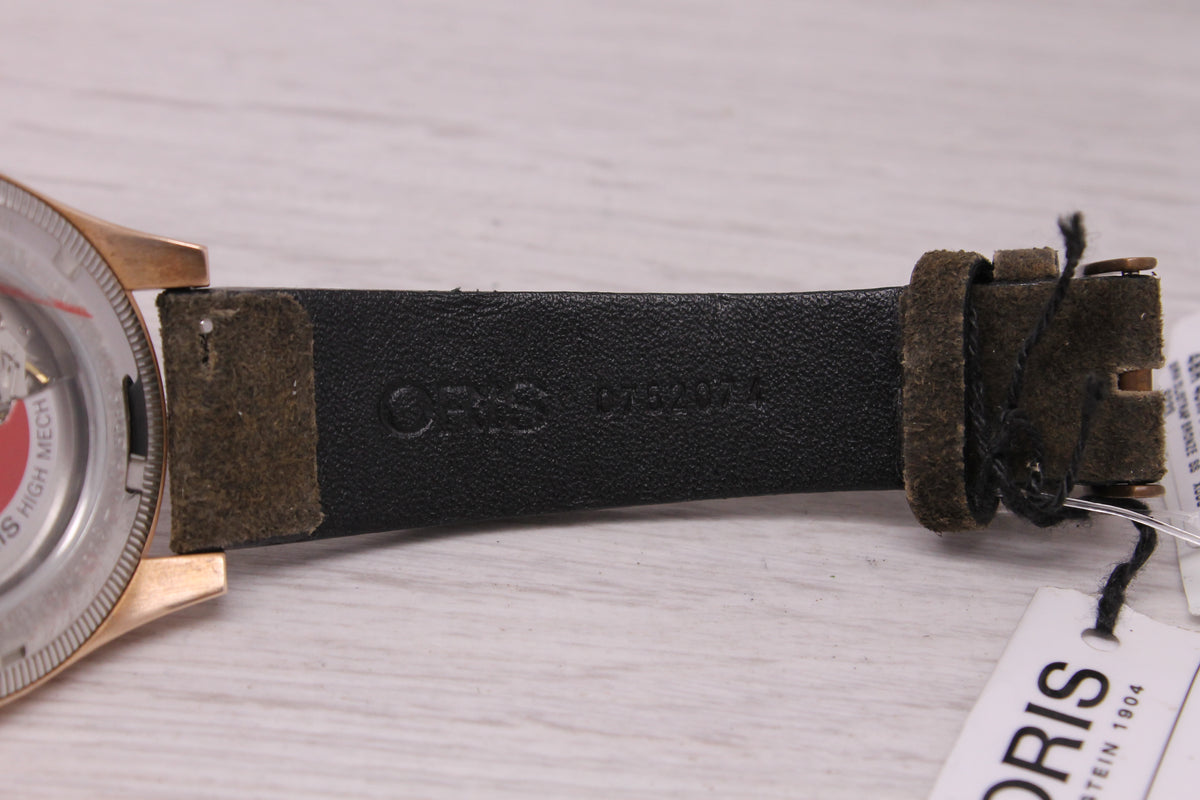 Oris Big Crown Bronze Pointer Date Mens 40mm Automatic Watch Swiss Box Card MINT