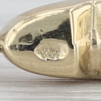 Vintage Holland Dutch Clog Slipper Shoe Charm 14k Yellow Gold Pendant