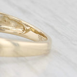 0.13ctw Diamond Abstract Heart Ring 10k Yellow Gold Size 7