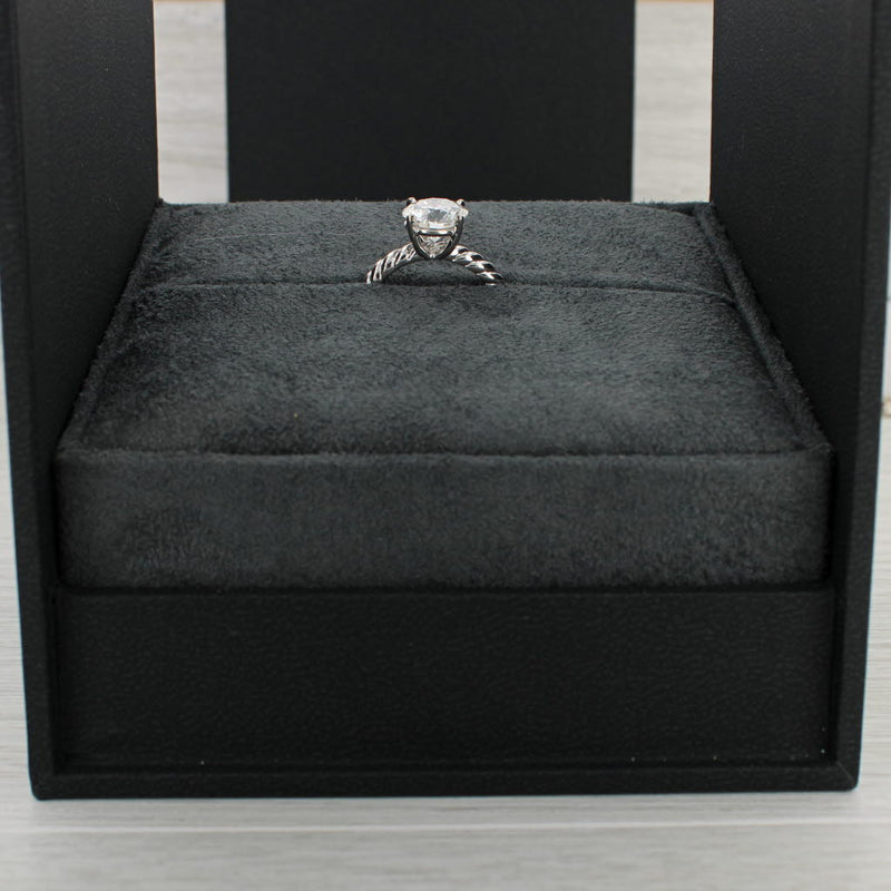 2.53ct Diamond Solitaire Engagement Ring 950 Platinum David Yurman Box GIA