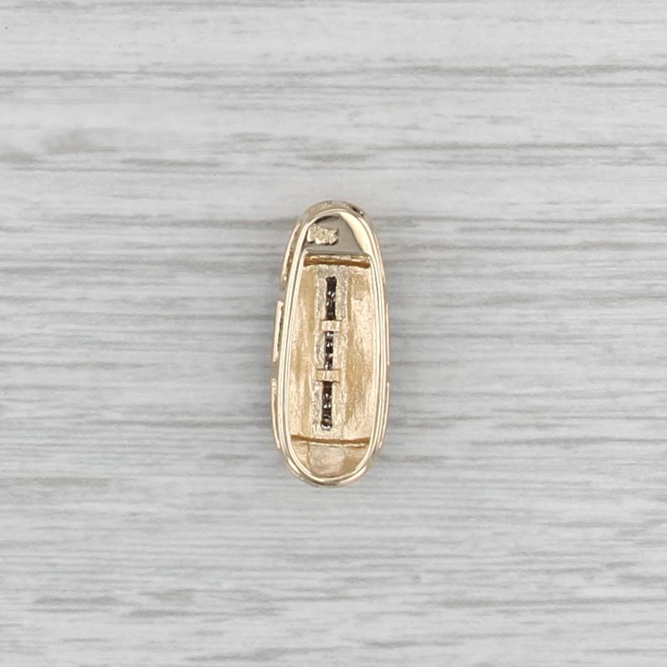 Blue Green Opal Diamond Journey Pendant 14k Yellow Gold Floating Drop