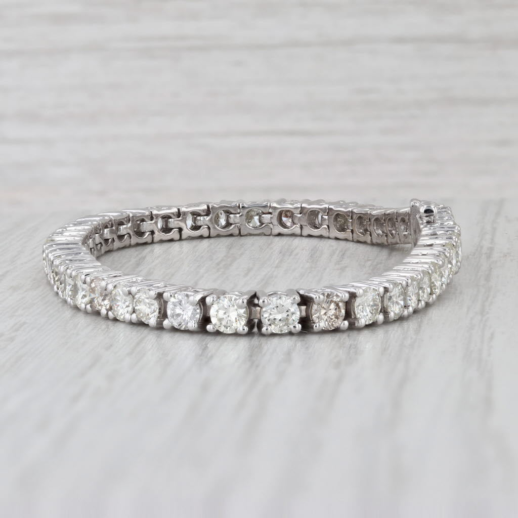8ctw Diamond Tennis Bracelet 14k White Gold 6.75" 4.3mm