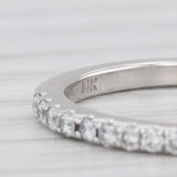 1.45ctw Oval Diamond Engagement Ring Wedding Band Bridal Set 14k White Gold GIA