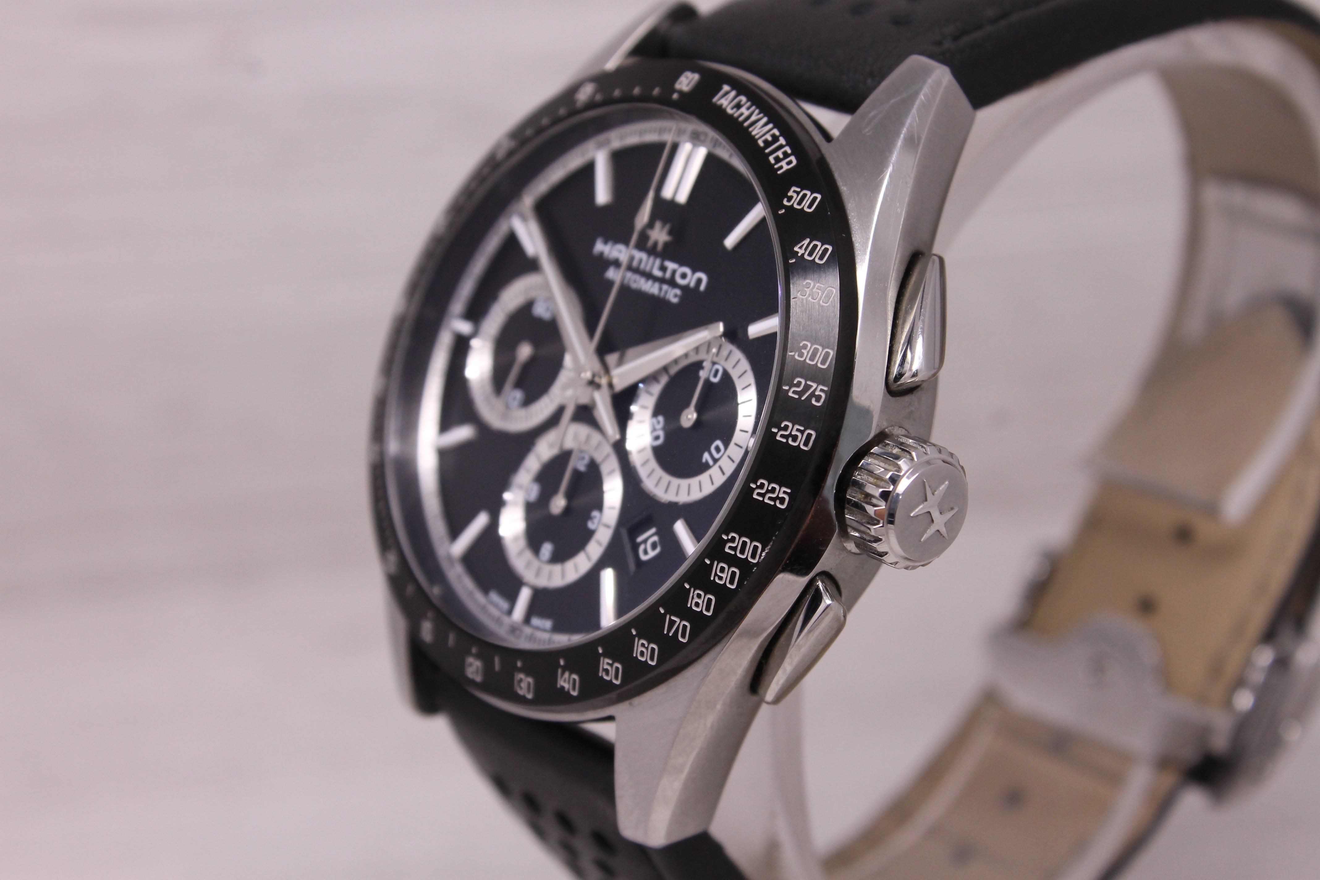 Hamilton Jazzmaster Performer 42mm Steel Automatic Chronograph Watch H36606730