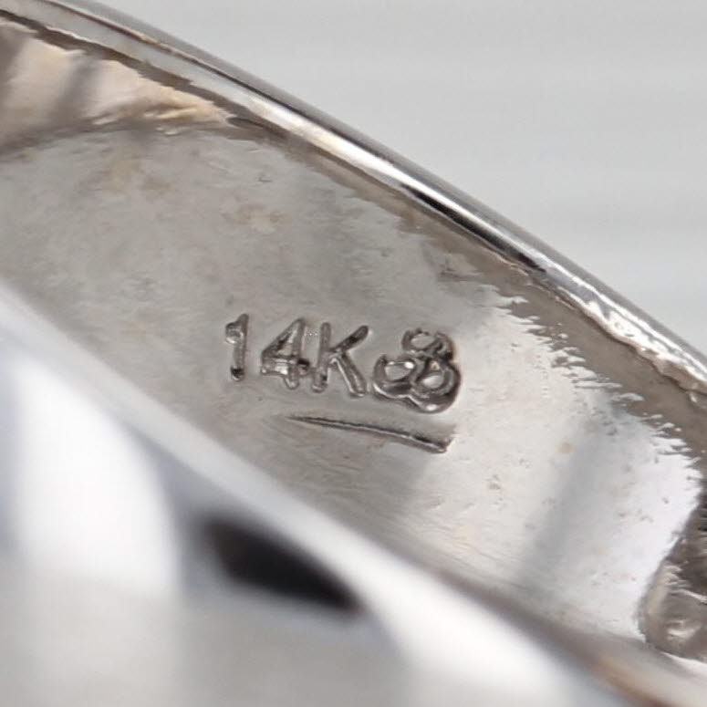 0.66ctw Pave Diamond Bee Ring 14k Yellow White Gold Size 8.5Cocktail