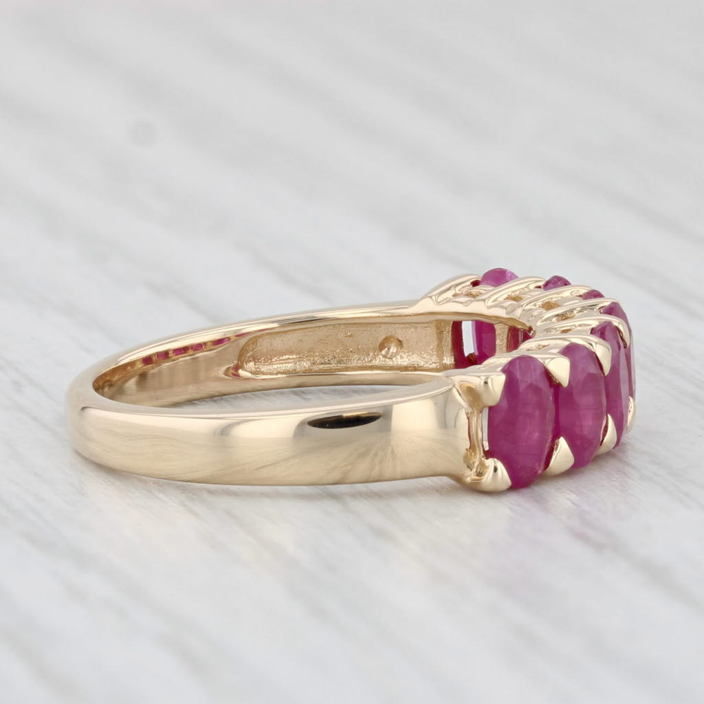 Light Gray 2.15ctw Ruby Ring 14k Yellow Gold Size 6.75 Stackable